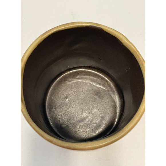 Mara of Mexico Brown Stoneware Coffee Mug Tea Cup Buffalo Cow Bravery Strength - Picture 5 of 6